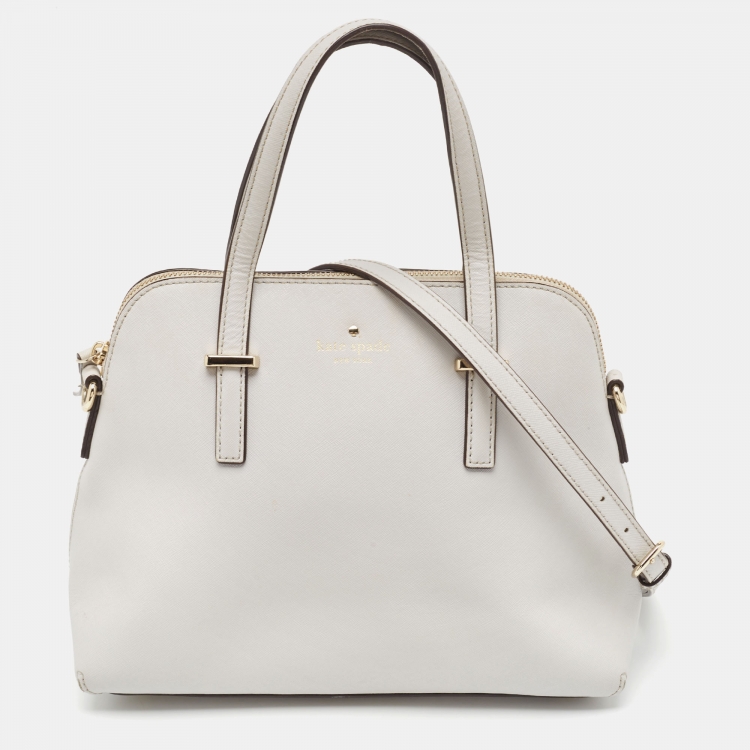 Kate spade gray satchel hot sale