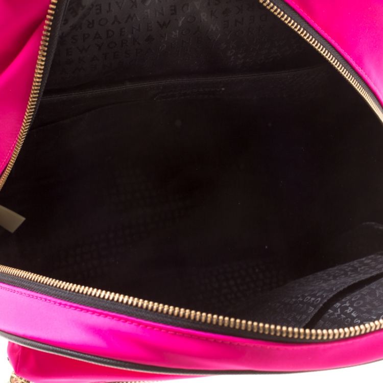 Pre Owned Kate Spade Pink Nylon Bradley Backpack