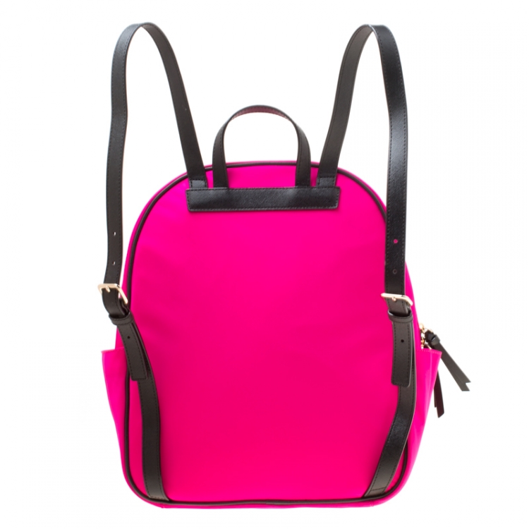Pre Owned Kate Spade Pink Nylon Bradley Backpack
