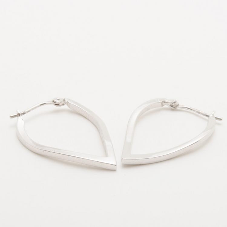 Pre Owned KENZO Aoba Silver Earrings