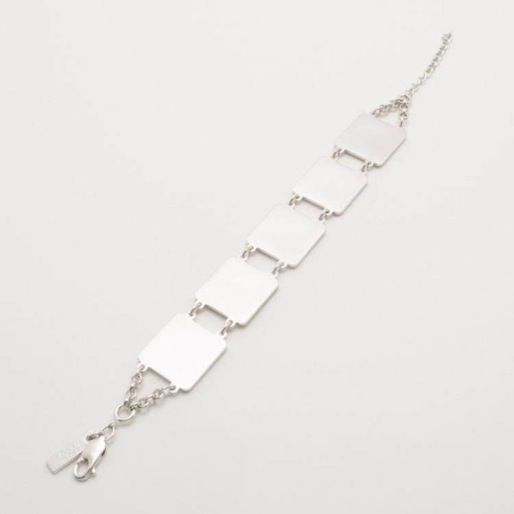 Pre Owned KENZO Silver & Enamel Bracelet