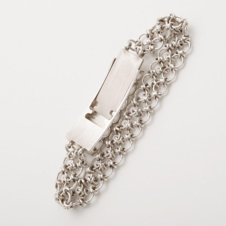 Pre Owned KENZO Silver Bracelet 