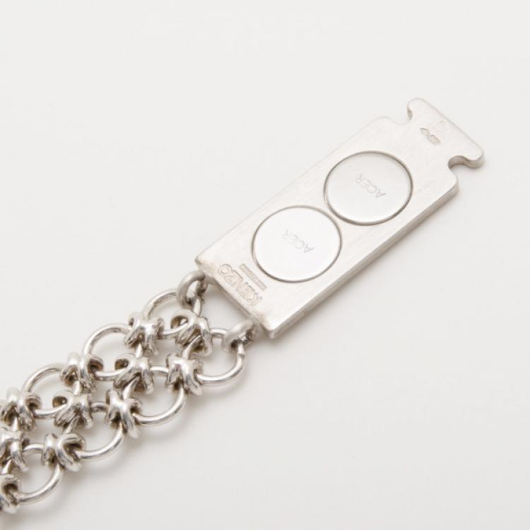 Pre Owned KENZO Silver Bracelet 