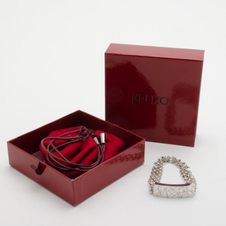 Pre Owned KENZO Silver Bracelet 