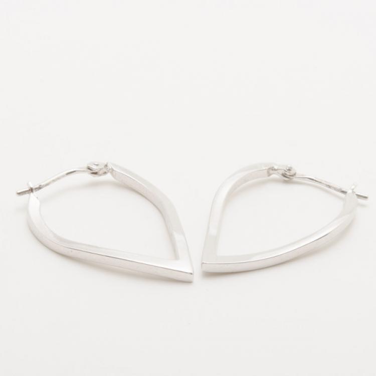 Pre Owned KENZO Aoba Silver Earrings