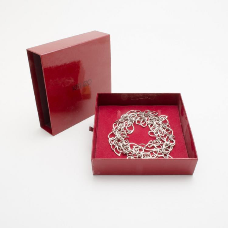 مملوكة مسبقًا KENZO Aoba Silver Necklace