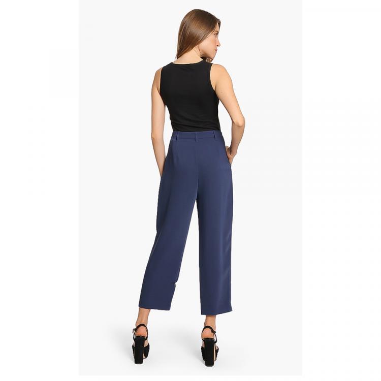 Pre Owned Kenzo Blue Tailored Soft Slim Pants XS (36)