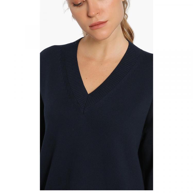 Pre Owned Kenzo Blue Logo Sweatshirt Dress M
