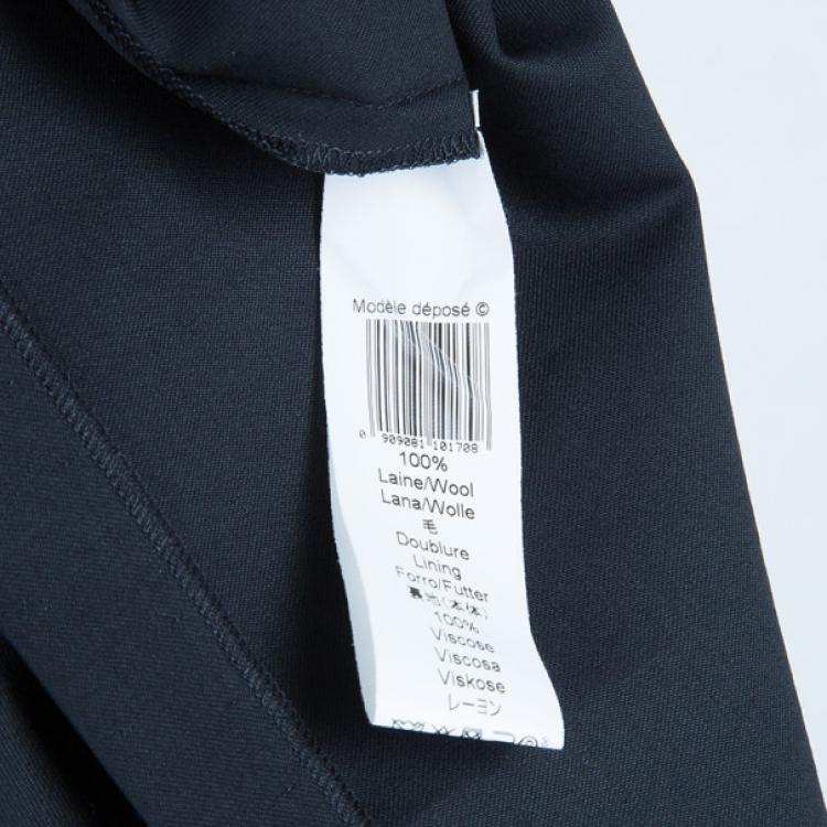 مملوكة مسبقًا Kenzo Black Wrap Front Dress L