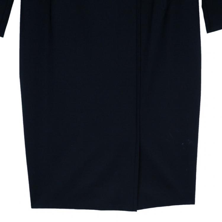 Pre Owned Kenzo Long Sleeves Wrap Dress L