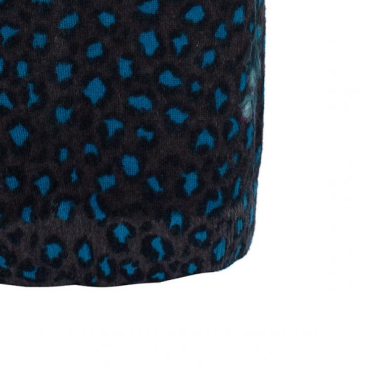 Pre Owned Kenzo Floral Knit Long Top S