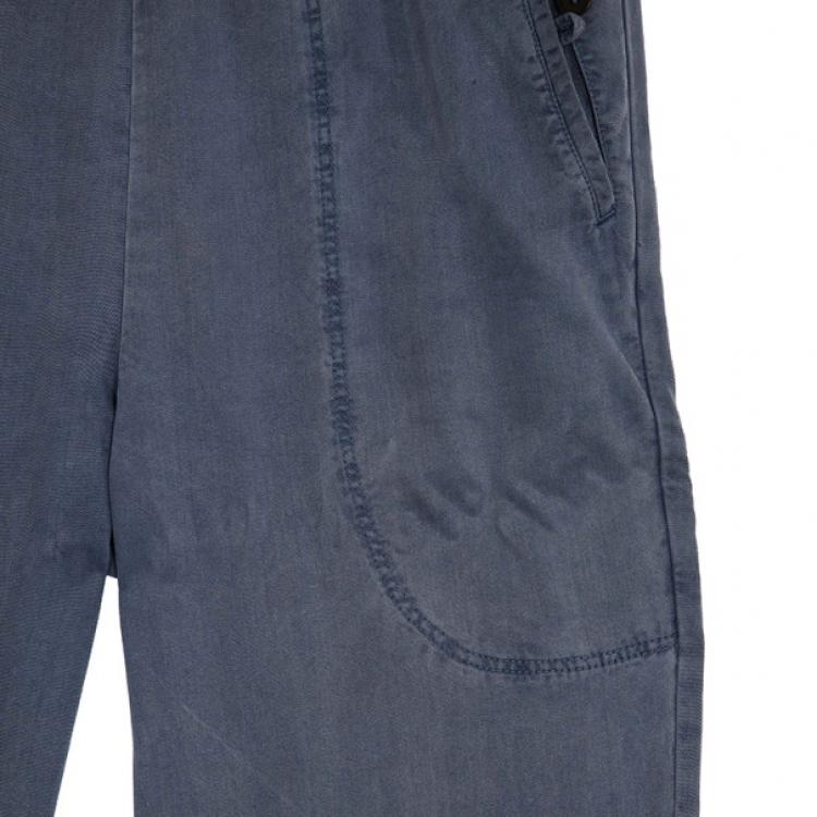 Pre Owned Kenzo Elastic Waist Pants S