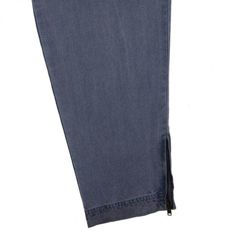 Pre Owned Kenzo Elastic Waist Pants S