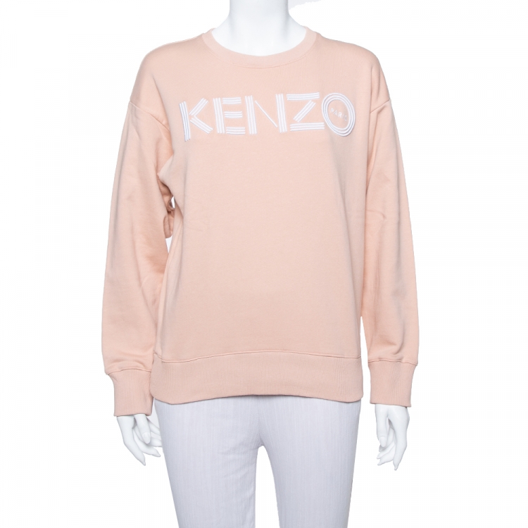salmon pink sweatshirt