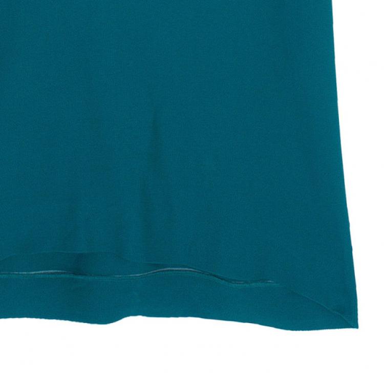 Pre Owned Kenzo Turquoise Shift Dress M