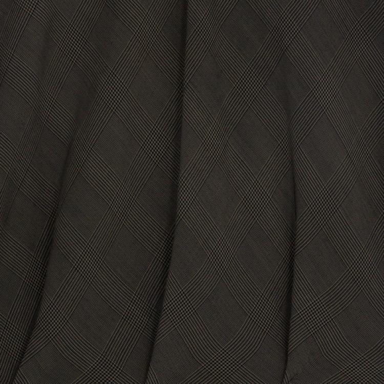 Pre Owned Kenzo Houndstooth/Plaid Pleated Top M