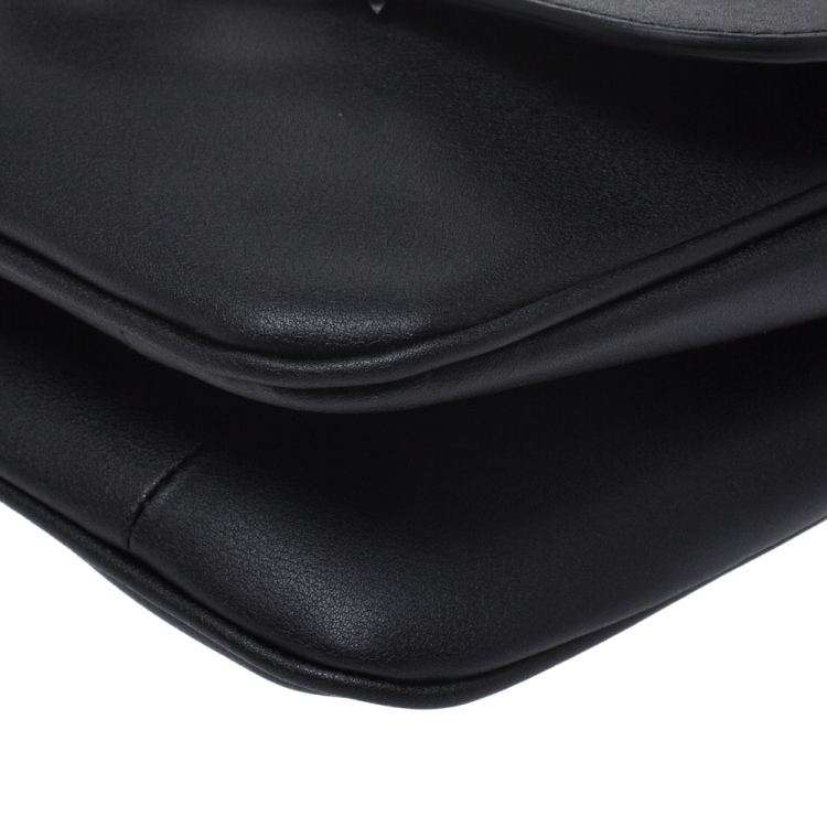Pre Owned Kenzo Black/Blue Leather Tali Shoulder Bag