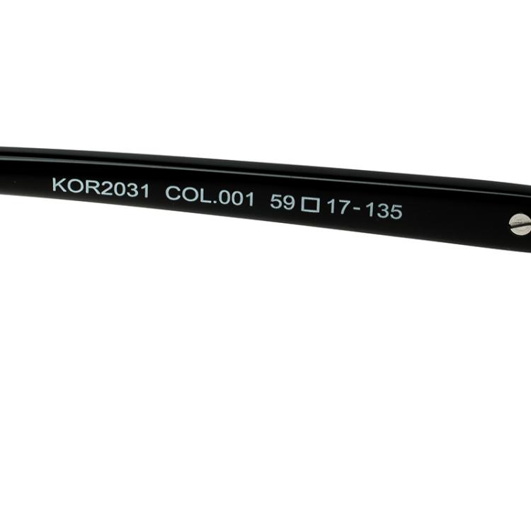 Pre Owned Korloff Black/Black Gradient KOR2031 Oversize Sunglasses