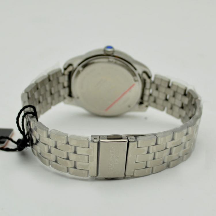 Pre Owned Lancaster Blue MOP SS Ladies Wristwatch