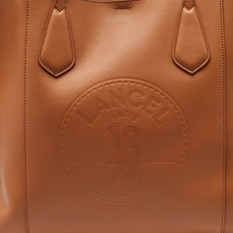 مملوكة مسبقًا Lancel Camel Leather Shopper Tote