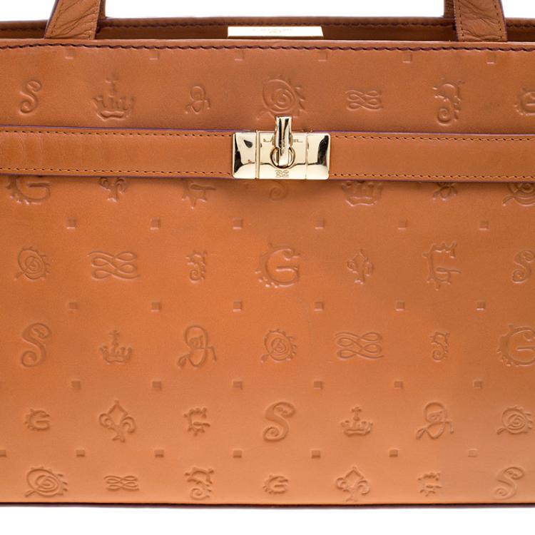Pre Owned Lancel Brown Leather Dalisecret Bag