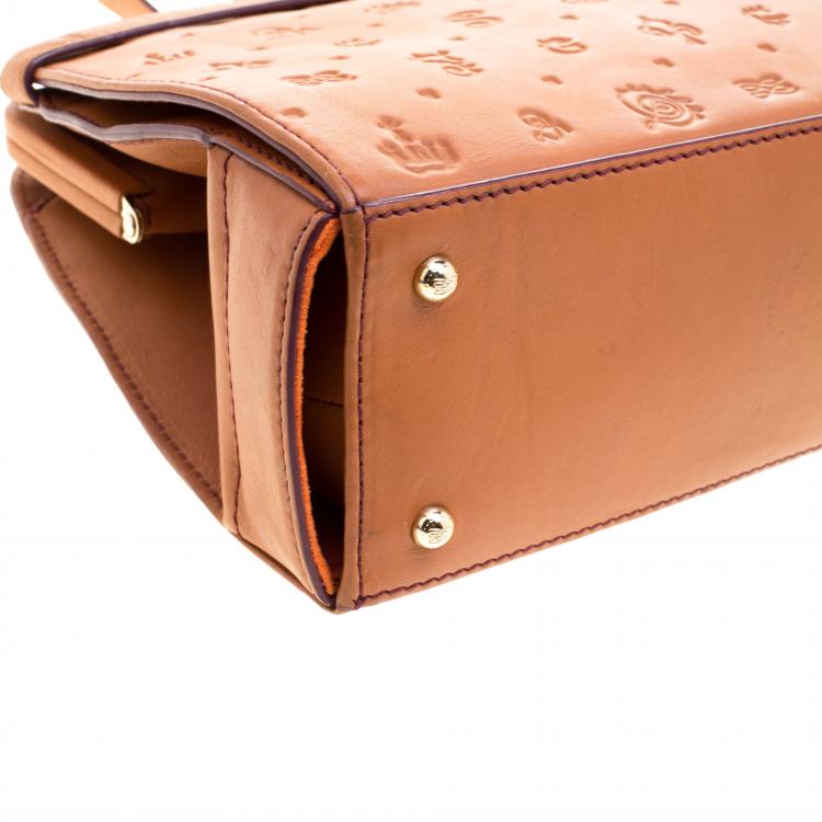 Pre Owned Lancel Brown Leather Dalisecret Bag