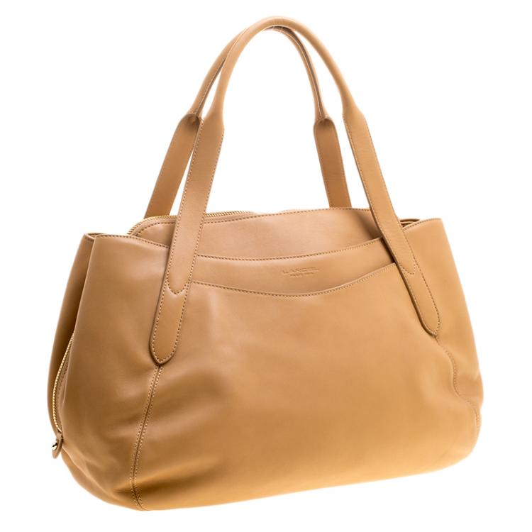 Pre Owned Lancel Brown Leather Satchel