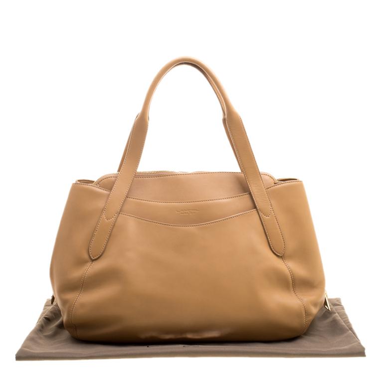 Pre Owned Lancel Brown Leather Satchel