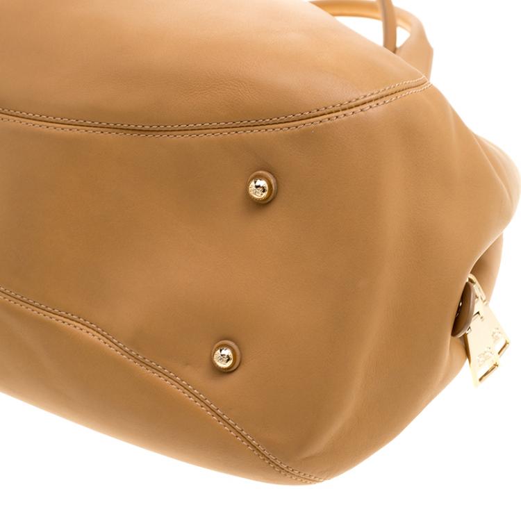 Pre Owned Lancel Brown Leather Satchel