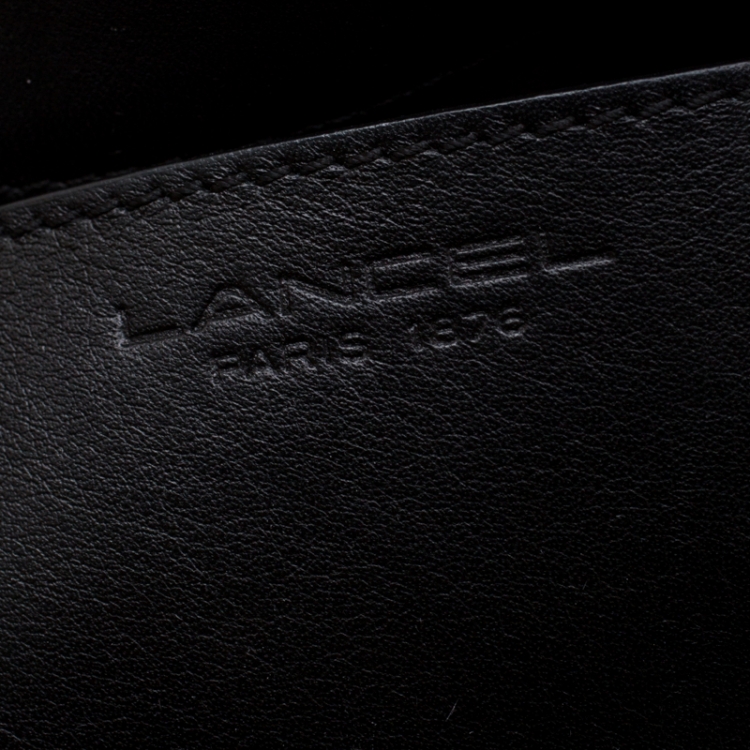 Pre Owned Lancel Black Leather Varenne Shoulder Bag