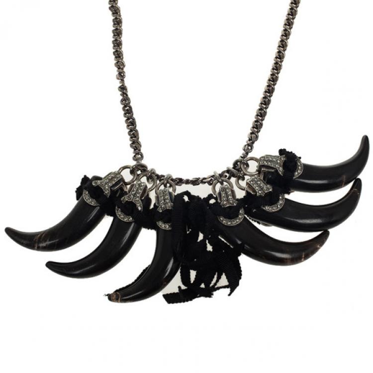 Pre Owned Lanvin Horn Necklace