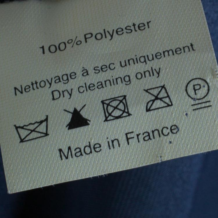 Pre Owned Lanvin Navy Belted Slip Dress S