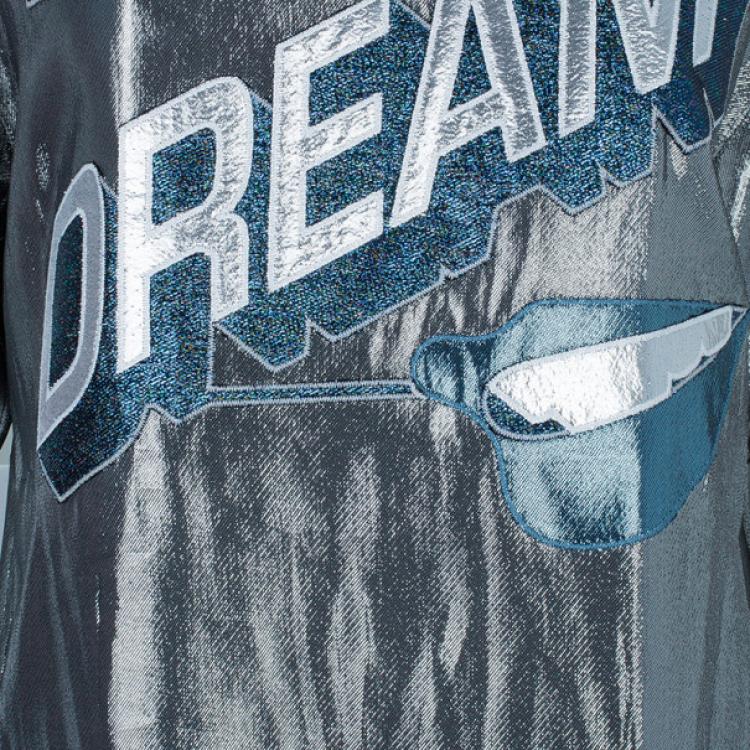 Pre Owned Lanvin Dream Metallic Lame Top M