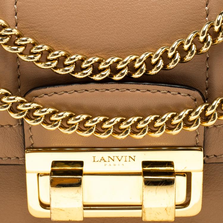 Pre Owned Lanvin Beige Leather Small Jiji Shoulder Bag