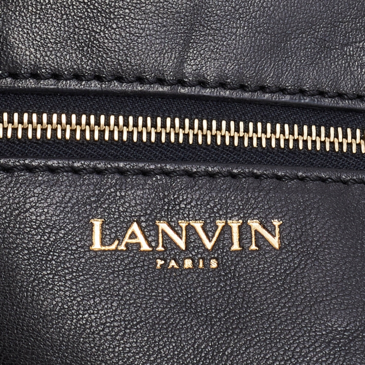 Pre Owned Lanvin White Leather Medium Carry Me Tote