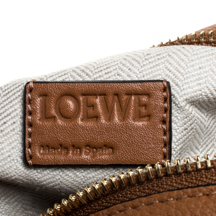 Pre Owned Loewe Tan Leather Medium Puzzle Shoulder Bag