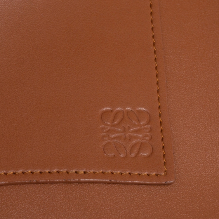 Pre Owned Loewe Brown Leather Obi Corset Belt L