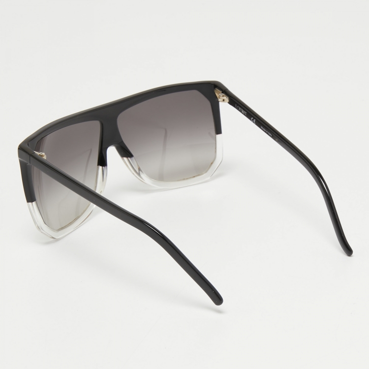 Pre Owned Loewe Black Filipa SLW943 Square Sunglasses