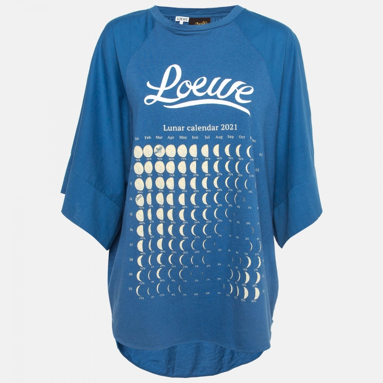 LOEWE オーバサイズコットン T-Shirt Relaxed fit T-shirt in cotton Black - LOEWE