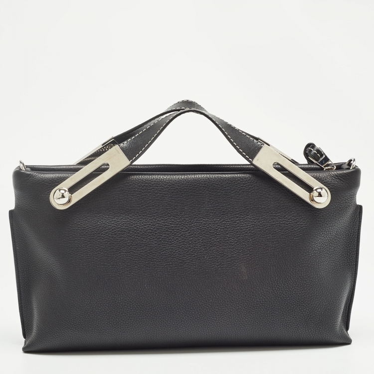 مملوكة مسبقًا Loewe Black Leather Small Missy Shoulder Bag