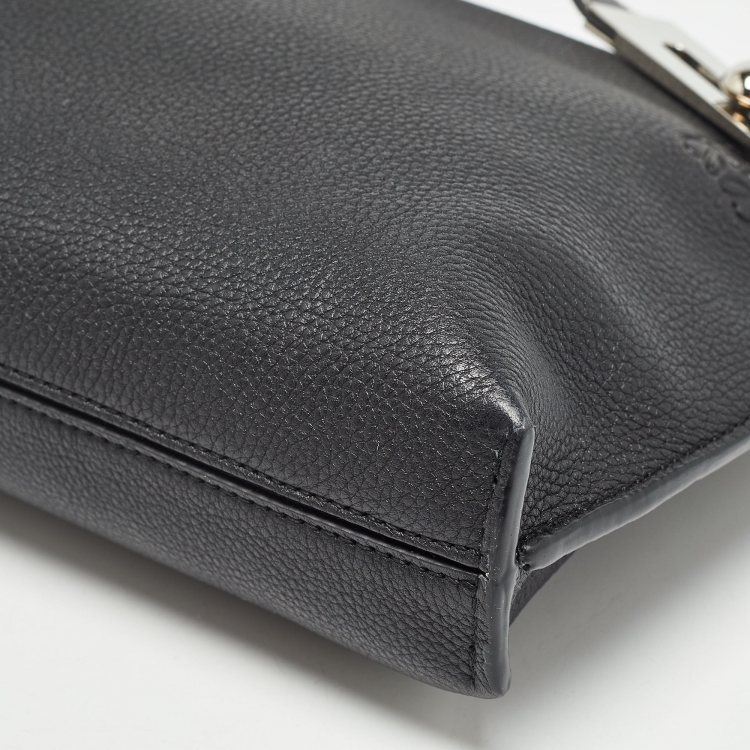 مملوكة مسبقًا Loewe Black Leather Small Missy Shoulder Bag