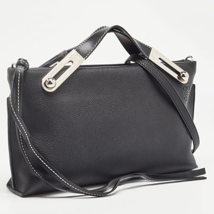 مملوكة مسبقًا Loewe Black Leather Small Missy Shoulder Bag
