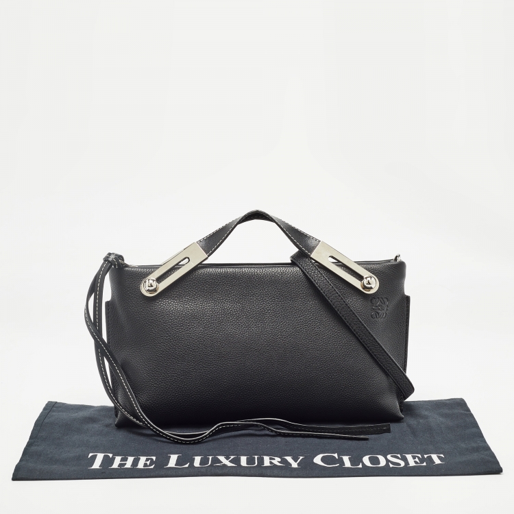 مملوكة مسبقًا Loewe Black Leather Small Missy Shoulder Bag