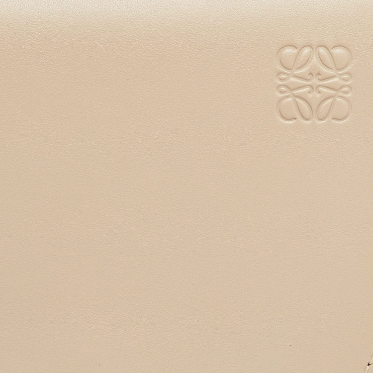 Pre Owned Loewe Beige Leather Small Gate Shoulder Bag