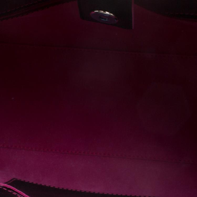 Pre Owned Loewe Black Leather Convertible Tote