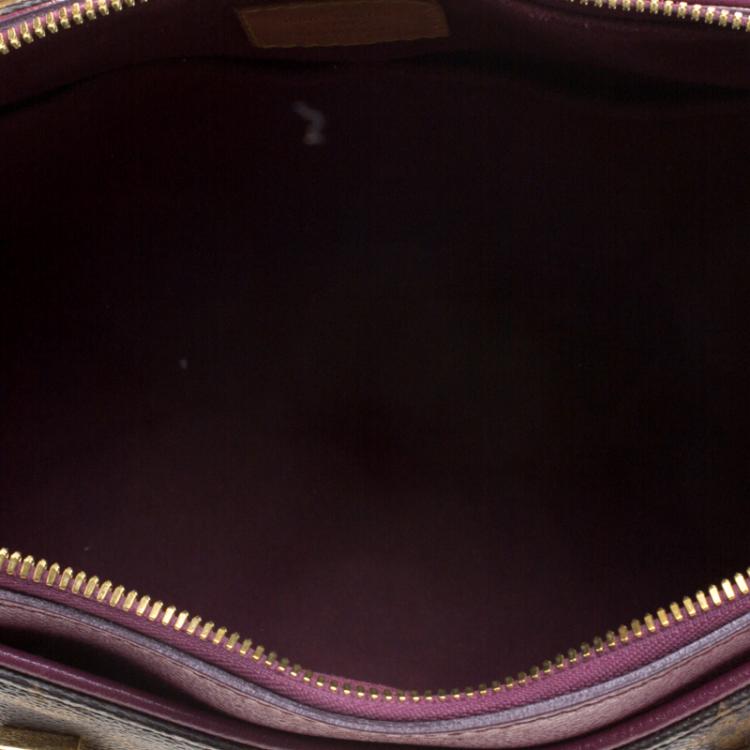 Pre Owned Loewe Black/Brown Leather Business Bag