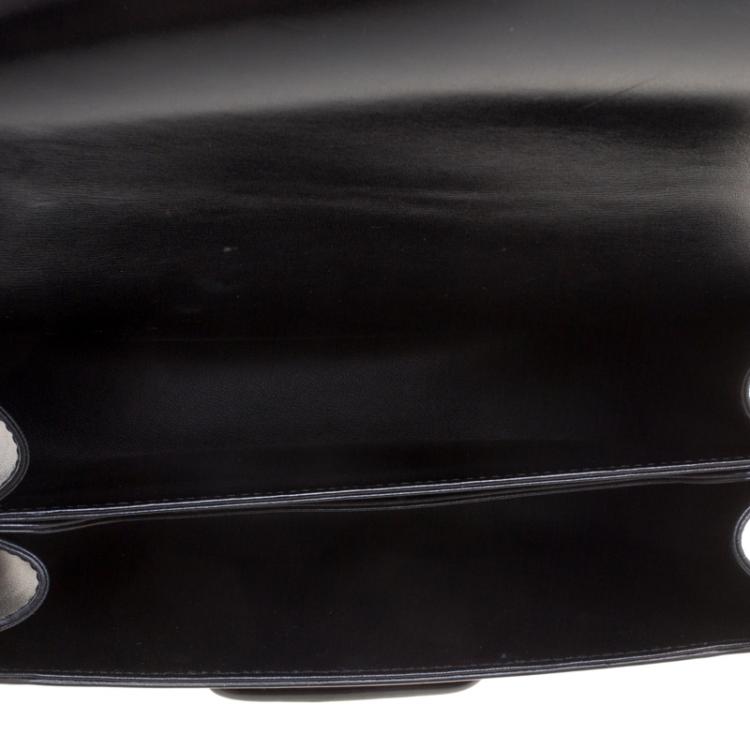 Pre Owned Loewe Black Leather Barcelona Crossbody Bag