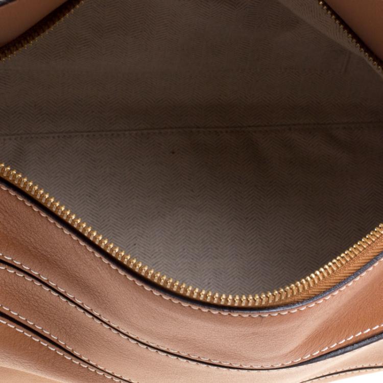 Pre Owned Loewe Brown Leather Puzzle Shoulder Bag