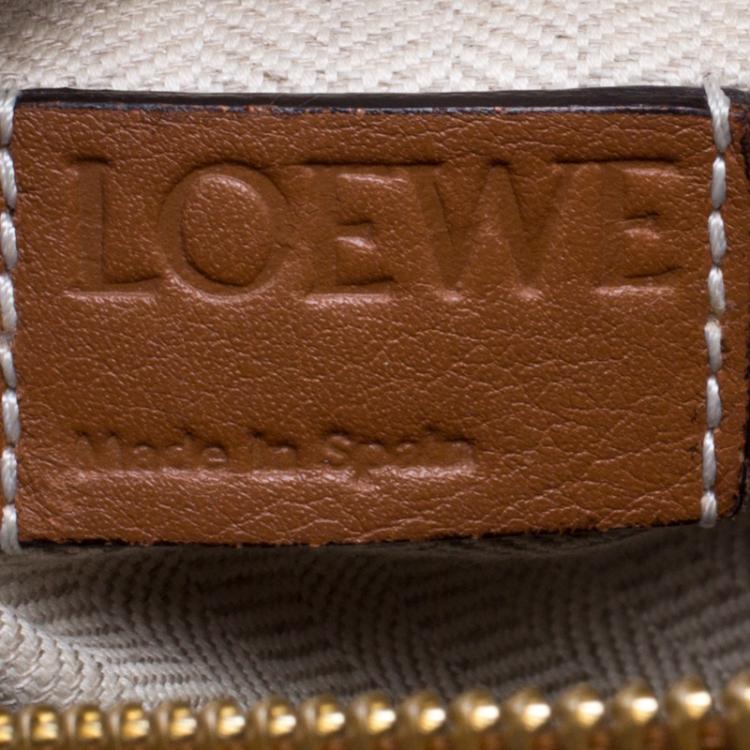 Pre Owned Loewe Brown Leather Puzzle Shoulder Bag