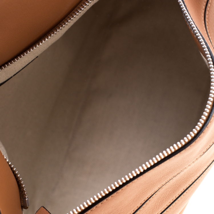 Pre Owned Loewe Tan Leather Medium Puzzle Shoulder Bag